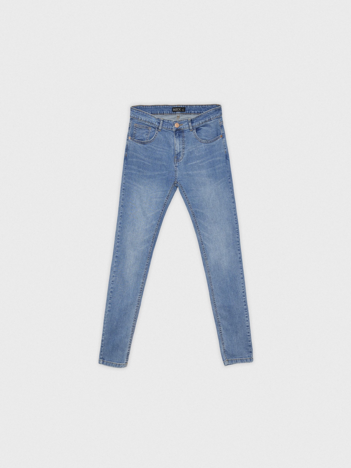 Jeans Super Slim modernos azul vista detalle