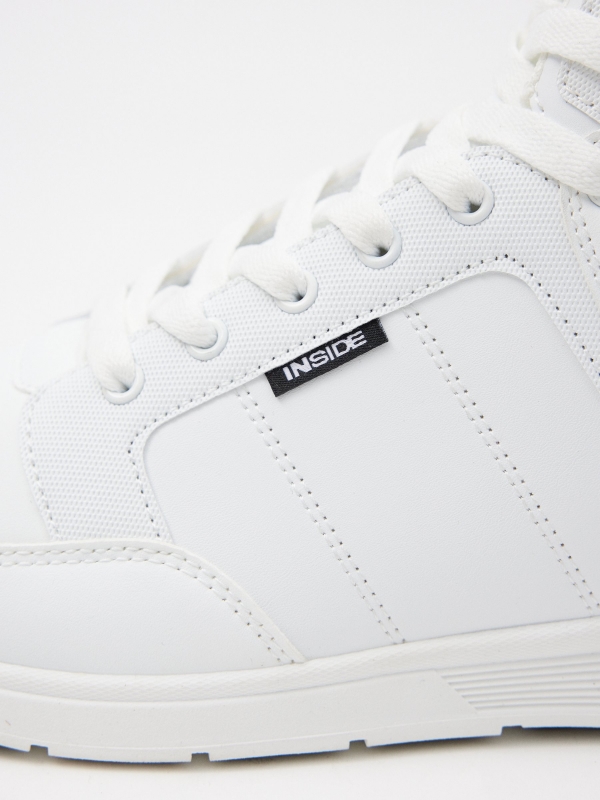 Sport boot white detail view