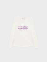 %Pto% T-shirt Ecological Inteligence off white