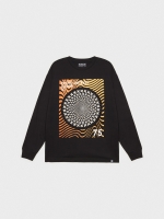 %Pto% Camiseta Photo Abstract Color negro vista frontal