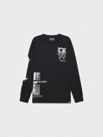 %Pto% Camiseta print City negro