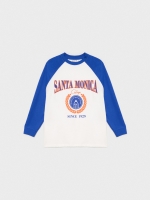 %Pto% Camiseta print Santa Mónica azul oscuro