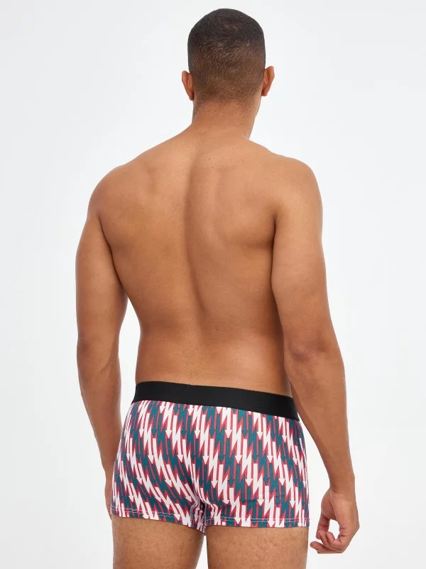 Pack 4 boxers print varios multicolor vista media trasera