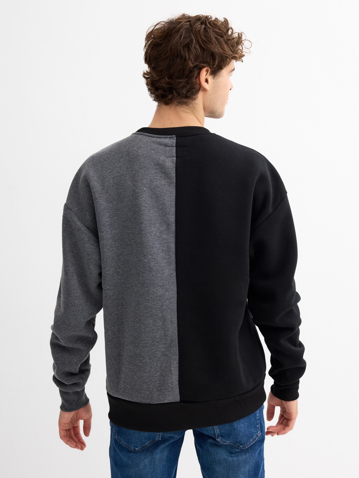 Westside Sweatshirt black middle back view