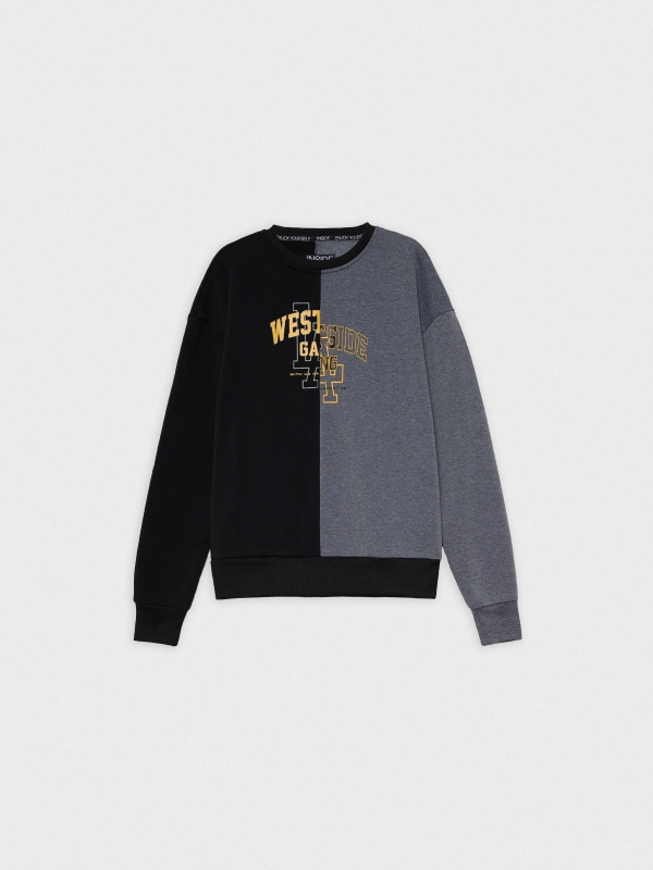  Sweatshirt Westside preto vista frontal