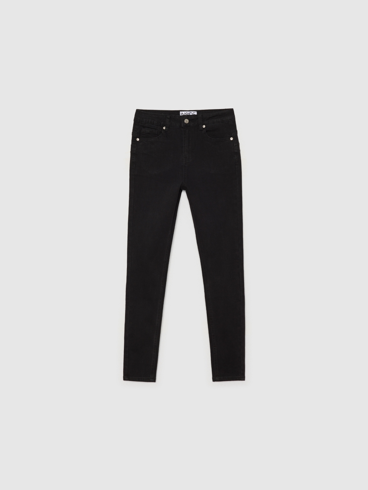  Jeans skinny push up denim negro negro