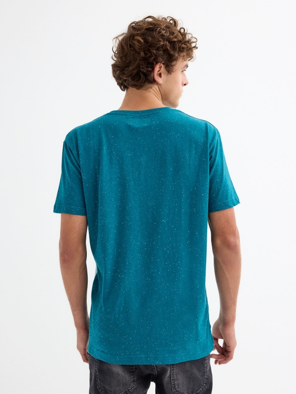 4everkid T-shirt petrol blue middle back view