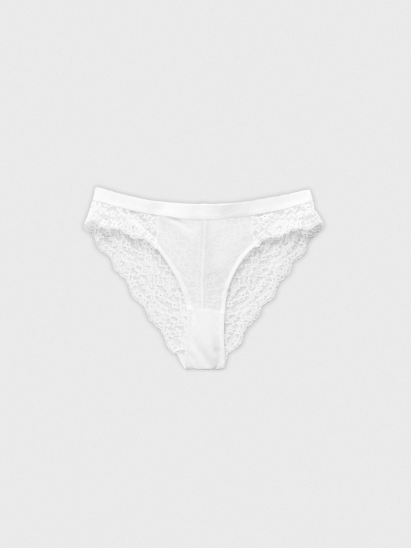 Classic burgundy panties white