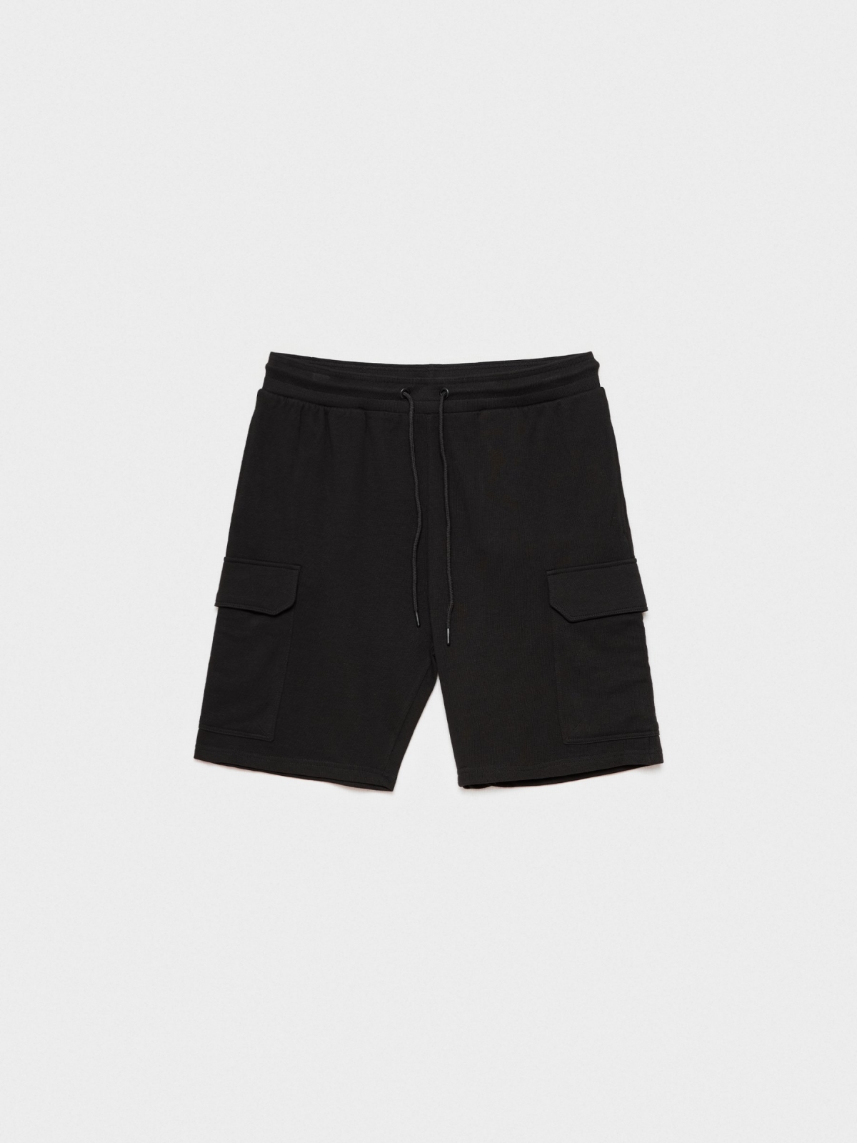  Bermuda jogger cargo negro