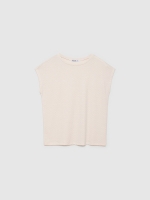 %Pto% Textured T-shirt powdered pink