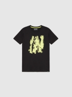 %Pto% INSIDE urban T-shirt black