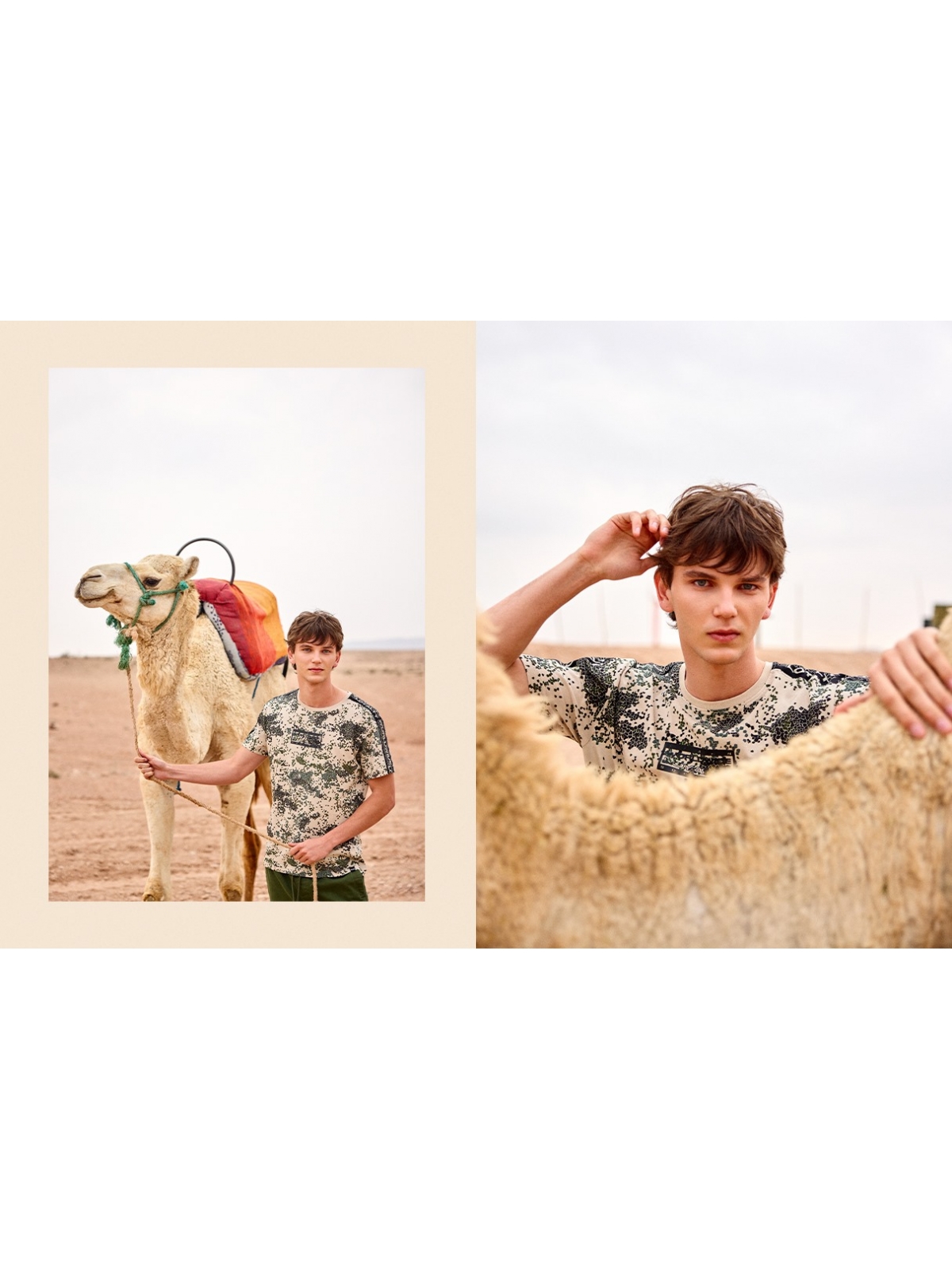 %NewExtra% Camouflage T-shirt taupe