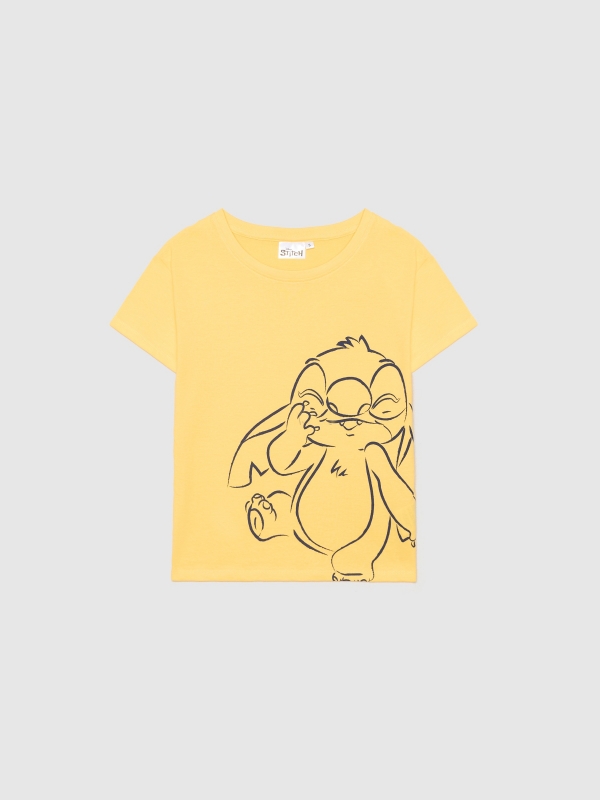  Licensed Stitch T-shirt yellow