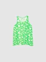 %Pto% T-shirt fluida com costas abertas menta