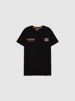 %Pto% T-shirt Classic Racer preto