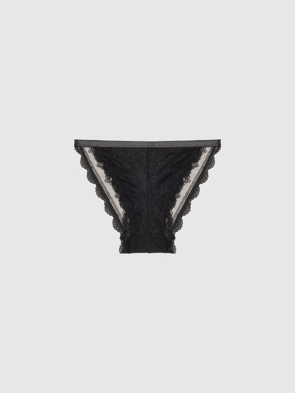 Classic lace panties black