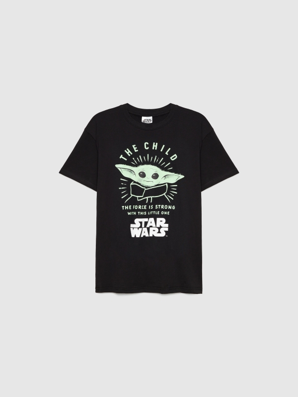  Camiseta The Mandalorian Grogu negro