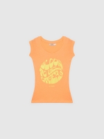 %Pto% Bloom t-shirt salmon