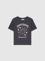 %Pto% Camiseta ciclo lunar gris oscuro