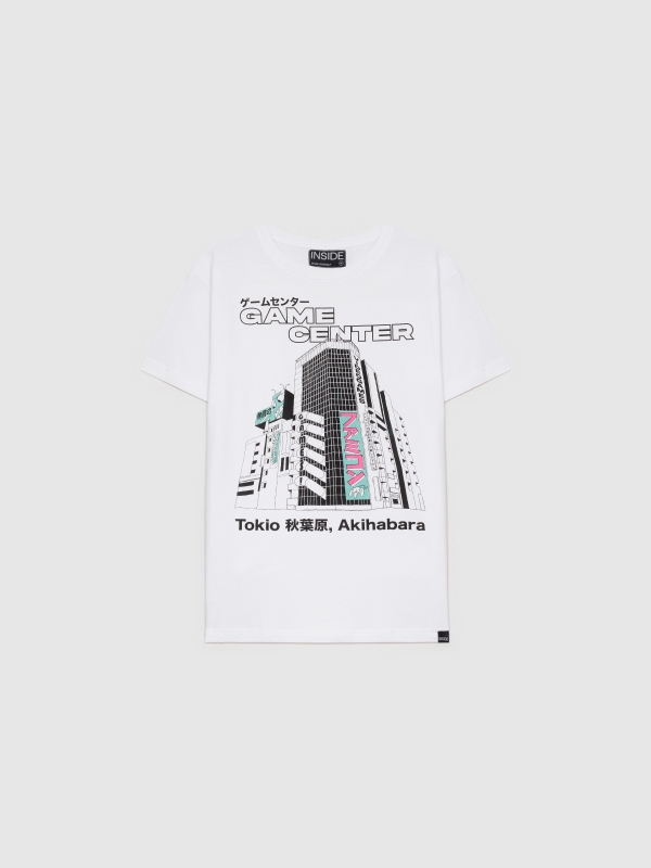  Camiseta Game Center blanco