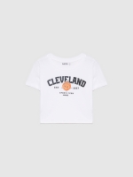 %Pto% Camiseta Cleveland blanco