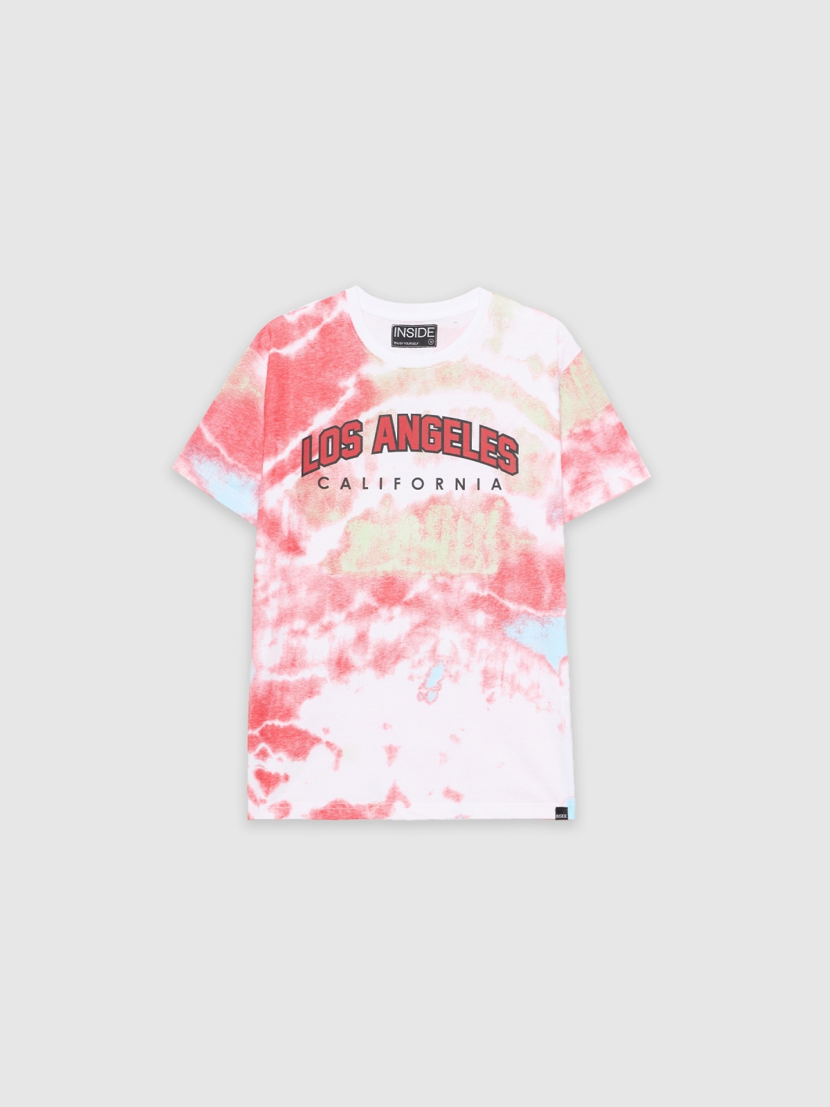  T-shirt tie dye branco