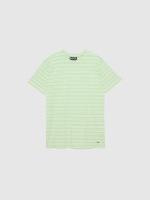 %Pto% Camiseta rayas textura menta