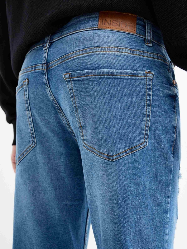 Regular jeans blue detail view