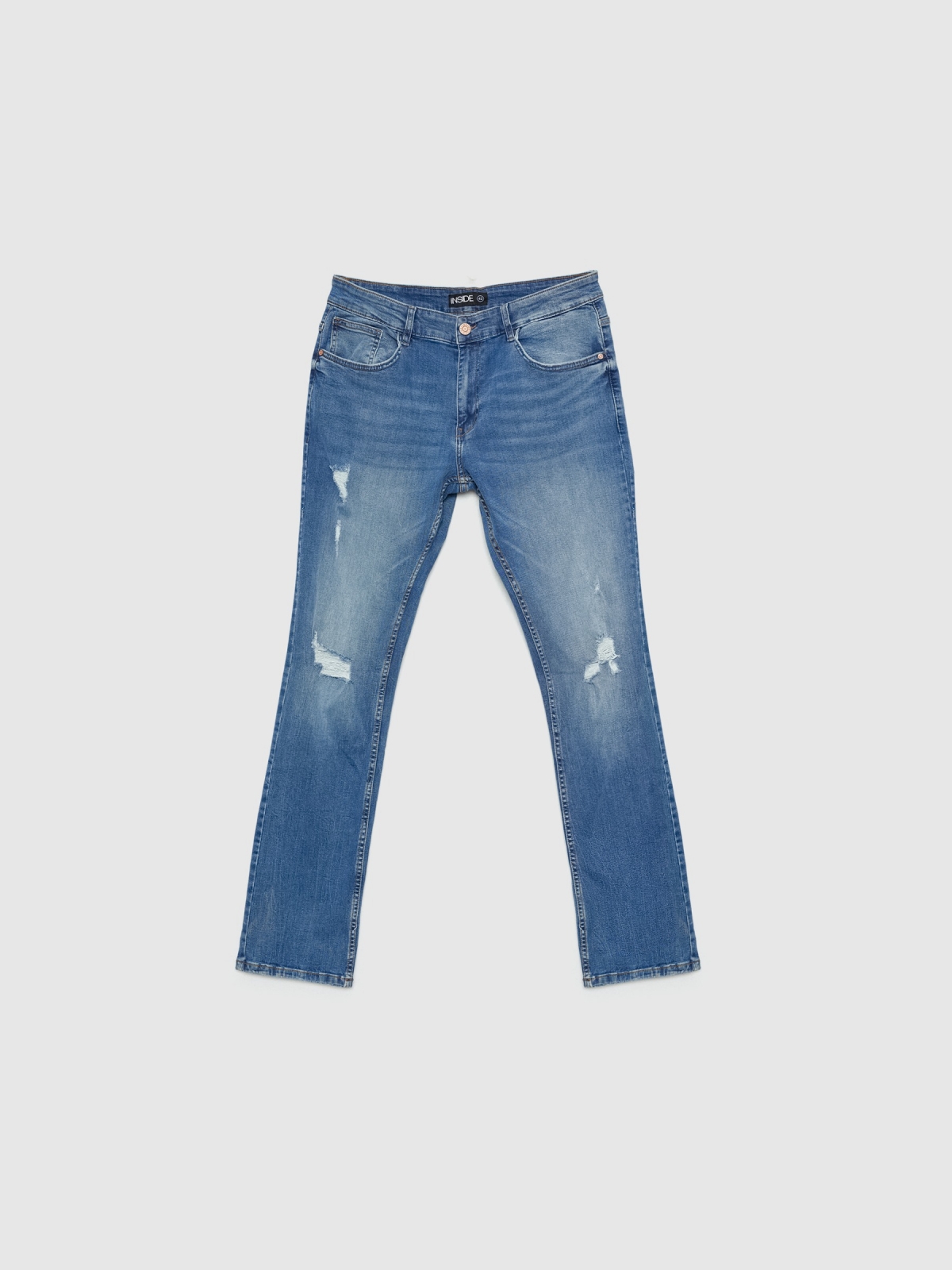  Jeans regular azul vista frontal