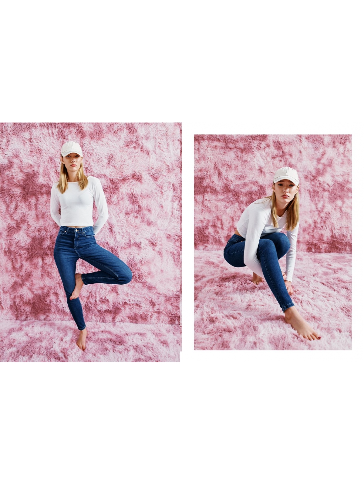 %NewExtra% High rise skinny jeans blue