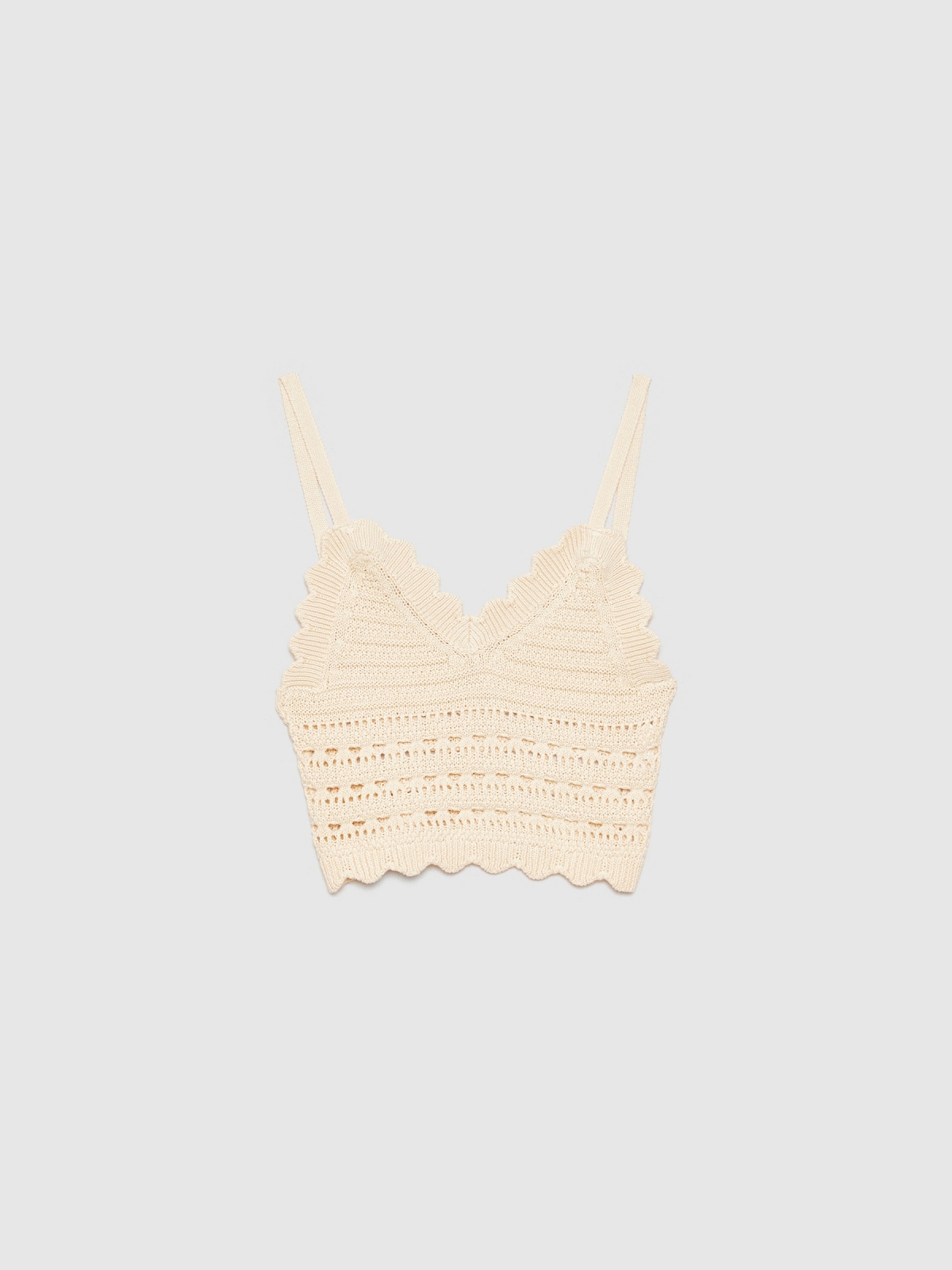  Crochet top sand