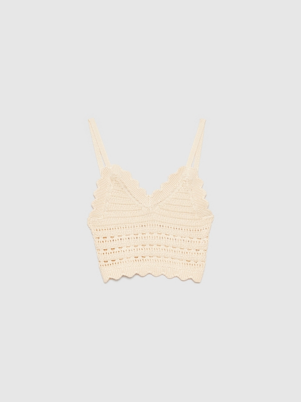  Crochet top sand