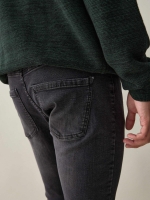 %Pto% Dark denim skinny jeans black