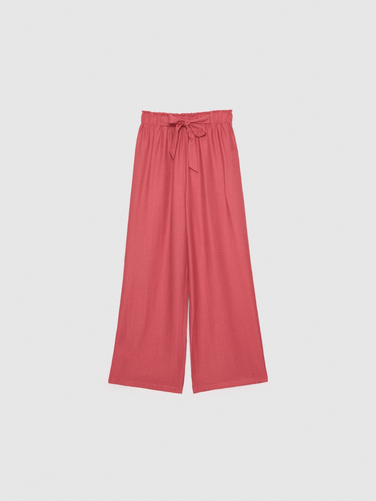  Fluid tie trousers mineral red