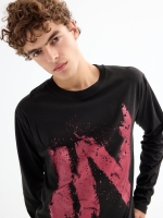 %Pto% IN t-shirt black