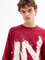 %Pto% IN t-shirt garnet