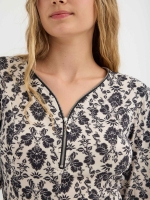 %Pto% Mini vestido com fecho de correr preto