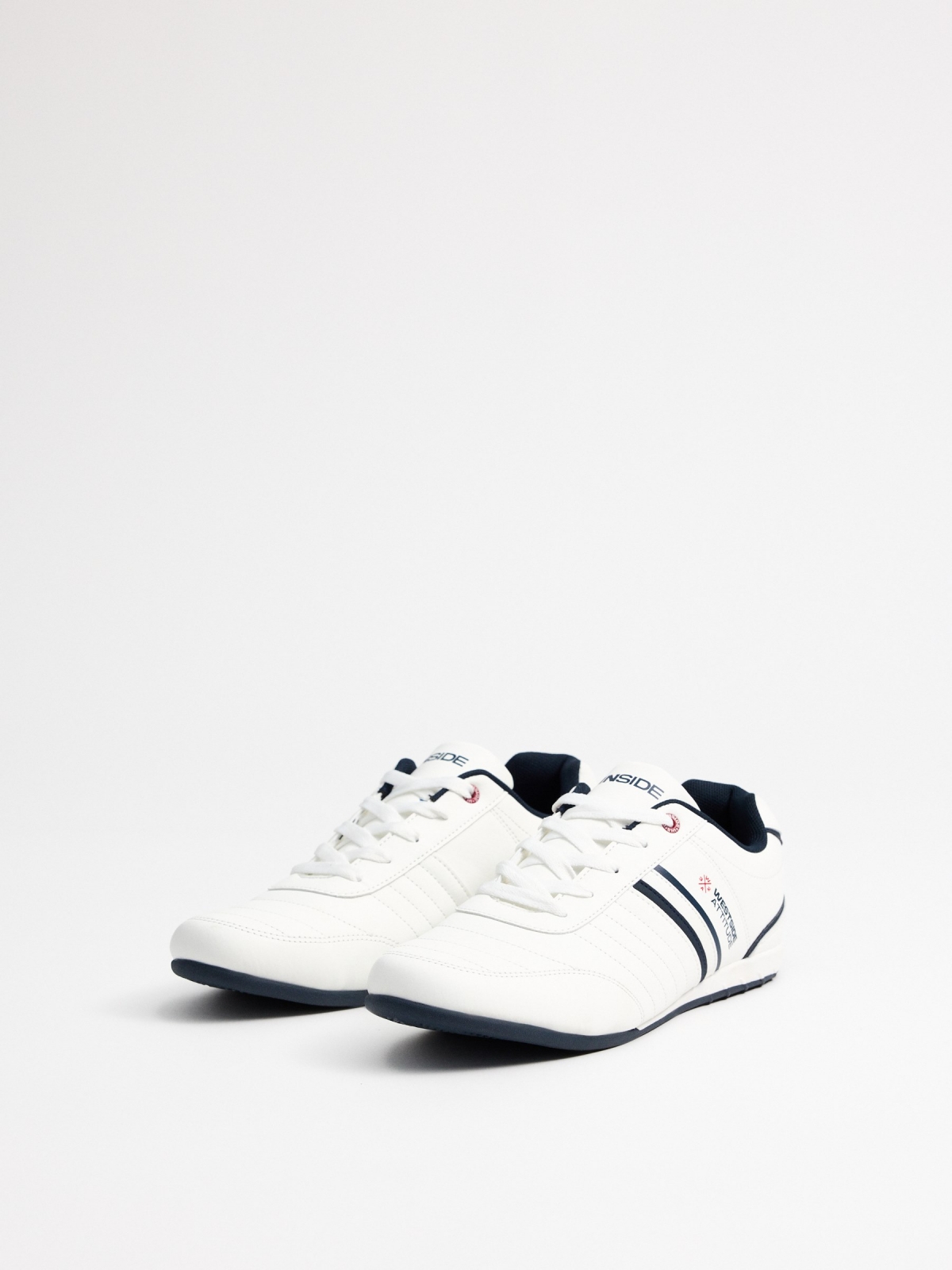 Westside attitude sneakers white 45º front view