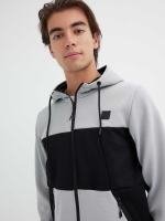 %Pto% Sudadera manga larga con capucha gris gris