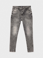 %Pto% Jeans carrot gris vista frontal