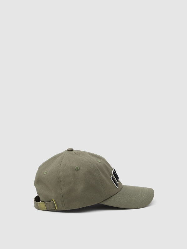 Baseball cap INSD khaki front view