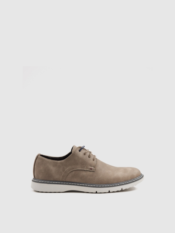 Classic blucher shoe light grey