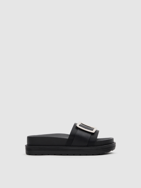 Platform buckle black