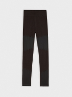 %Pto% Leggins combinados com malha preto vista frontal
