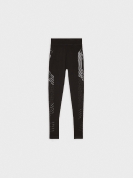 %Pto% Leggings print en los laterales negro vista frontal