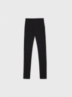 %Pto% Leggings com bolso de mesh preto vista frontal