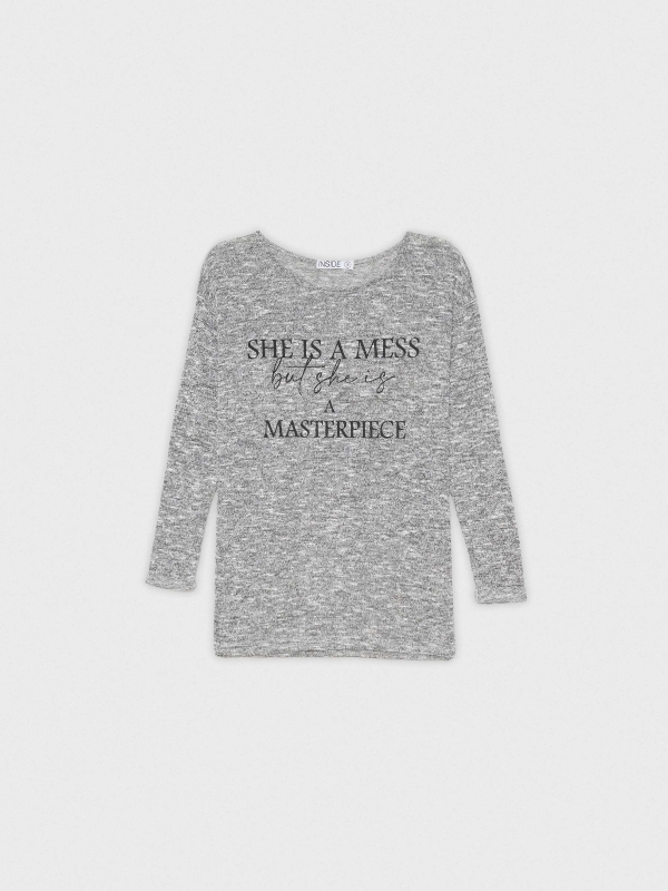  Masterpiece T-shirt grey front view