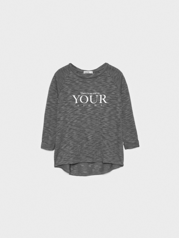  Camiseta Your Light gris oscuro vista frontal