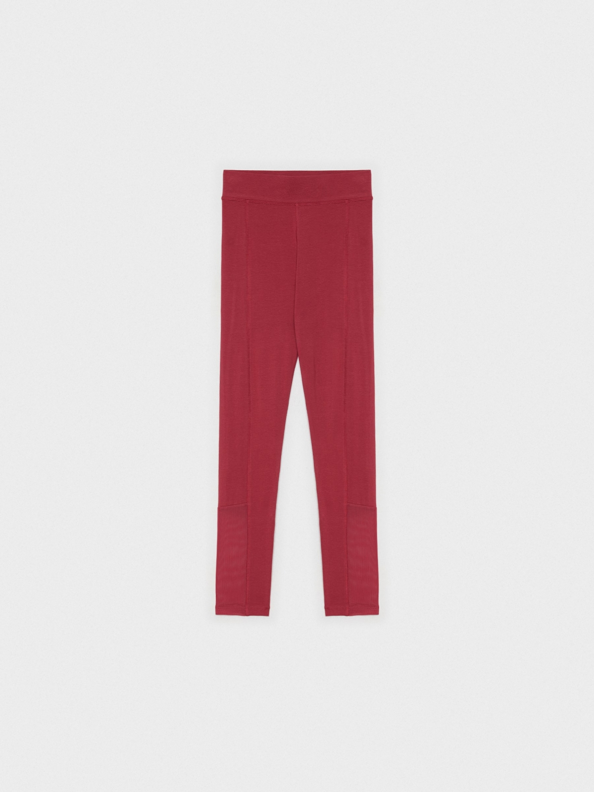  Leggings with pocket garnet front view