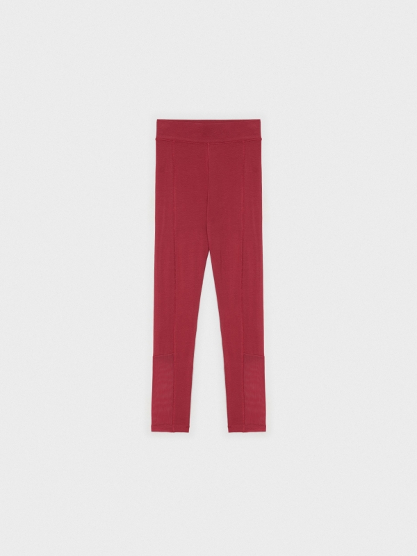  Leggings with pocket garnet front view